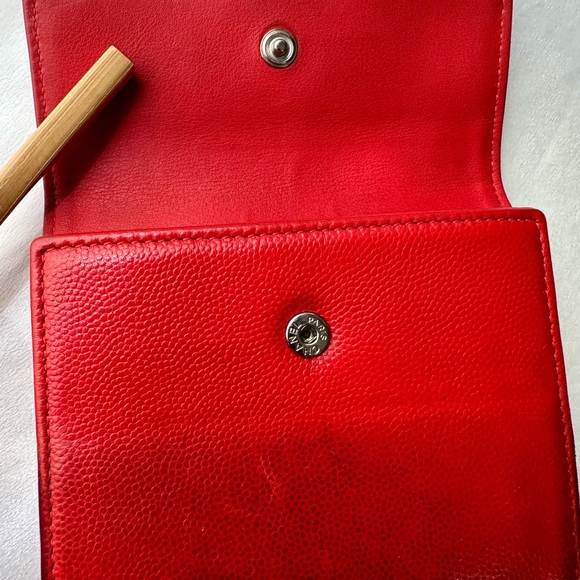 Chanel Authentic Wallet Red Caviar - Picture 16 of 16